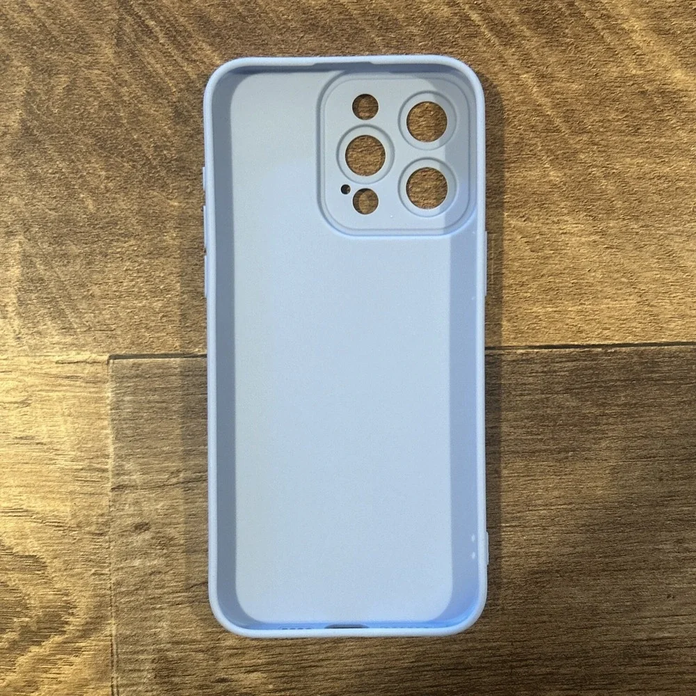 iPhone 15 Pro Max Phone Case Silicone Jelly Case Blue Waves‎ Brand New